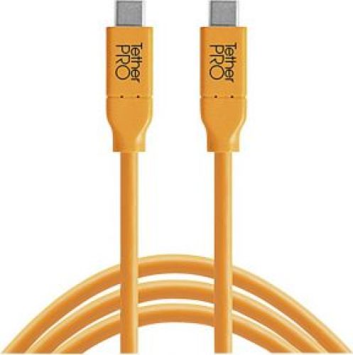 Tether Tools USB-C naar USB-C 4.60m oranje