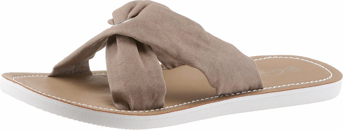 CITY WALK Slippers met kruisbandjes