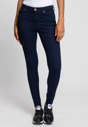 Tommy Jeans Skinny fit jeans NORA MR SKNY met Tommy Jeans-logobadge & borduursels