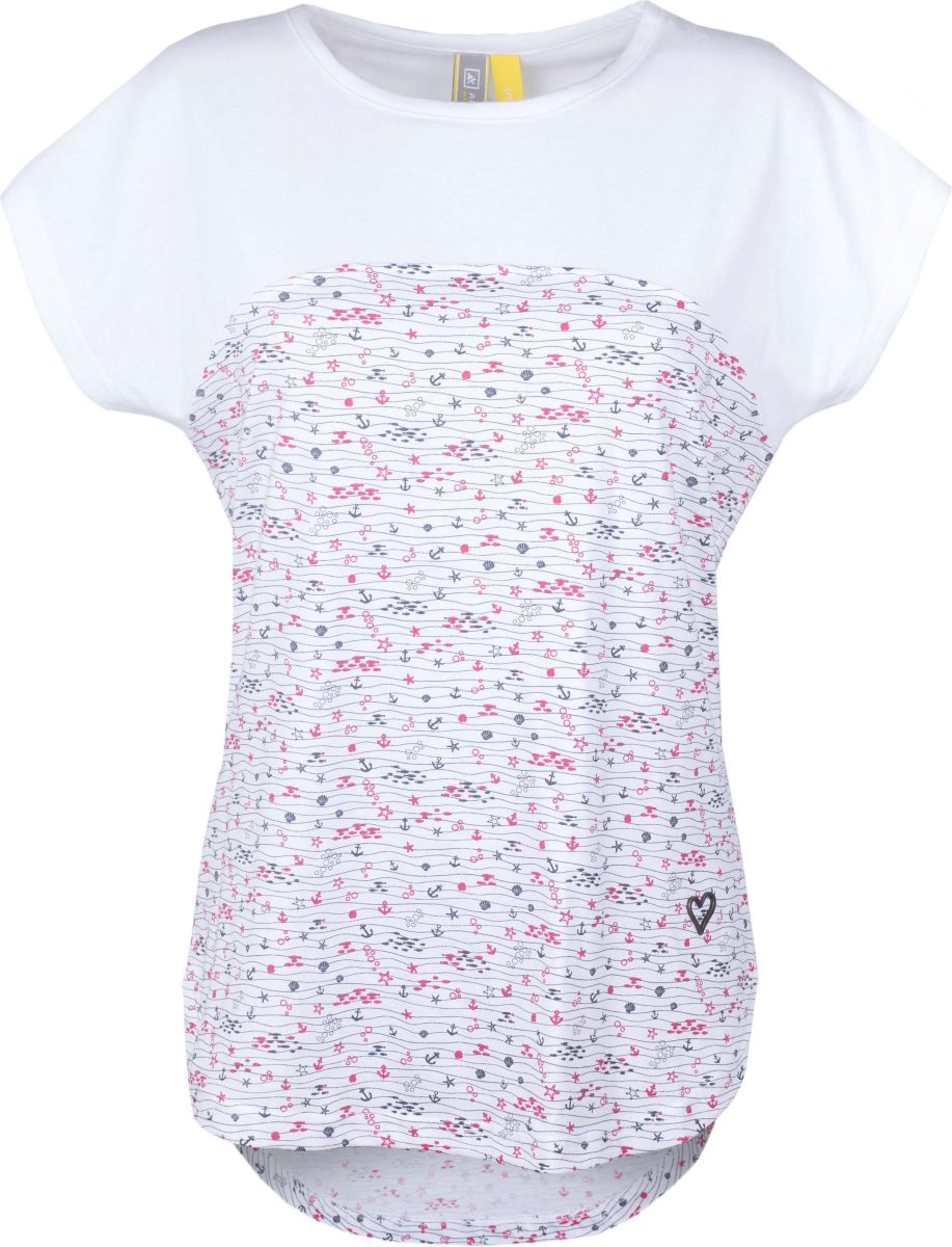 alife and kickin T-shirt trendy lang shirt met strepen of motieven