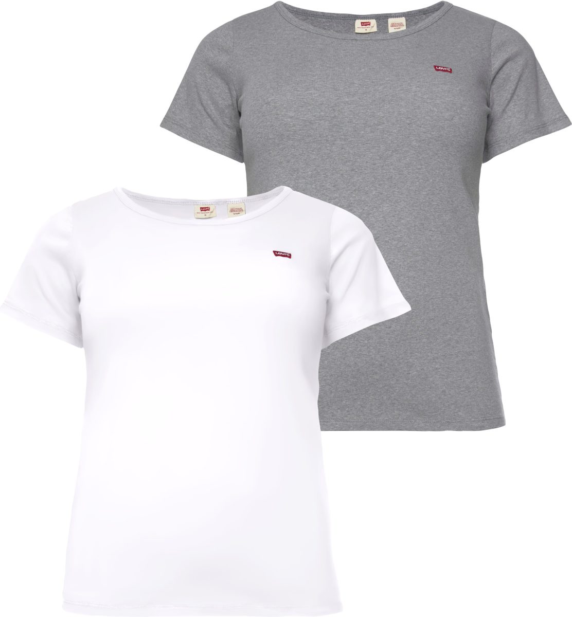 Levi's Plus Levi's® Plus T-shirt Perfect Crew (Set van 2)