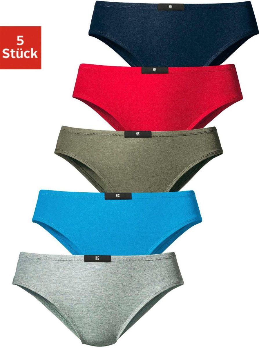 H.I.S Slip met H.I.S merk voor (5 stuks)