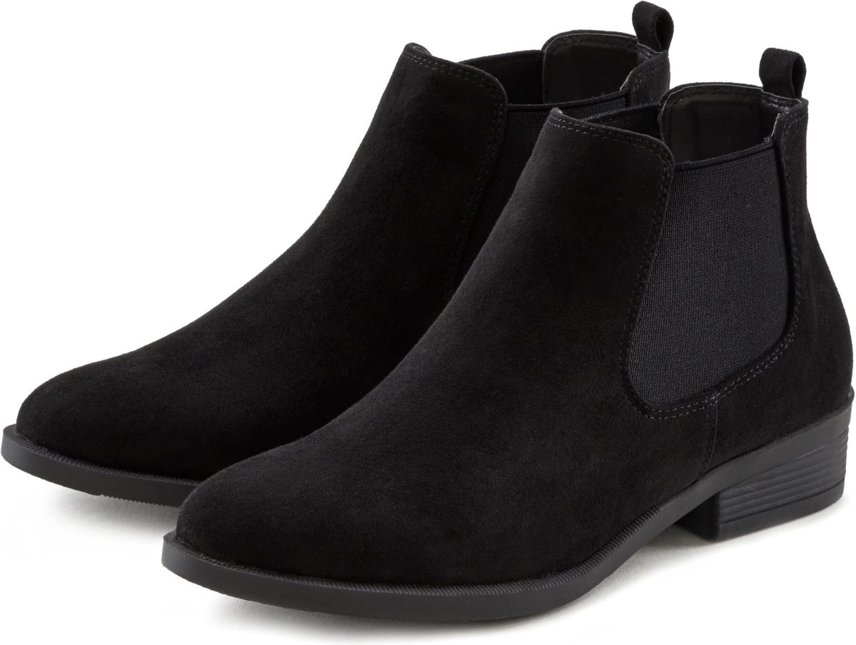Lascana Laarsjes Chelsea-boots veganistisch, comfortabel, om zo aan te schieten