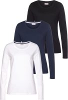 Eastwind Shirt met lange mouwen (Set van 3)