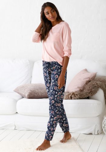 Vivance Dreams Pyjama met gedessineerde pyjamabroek