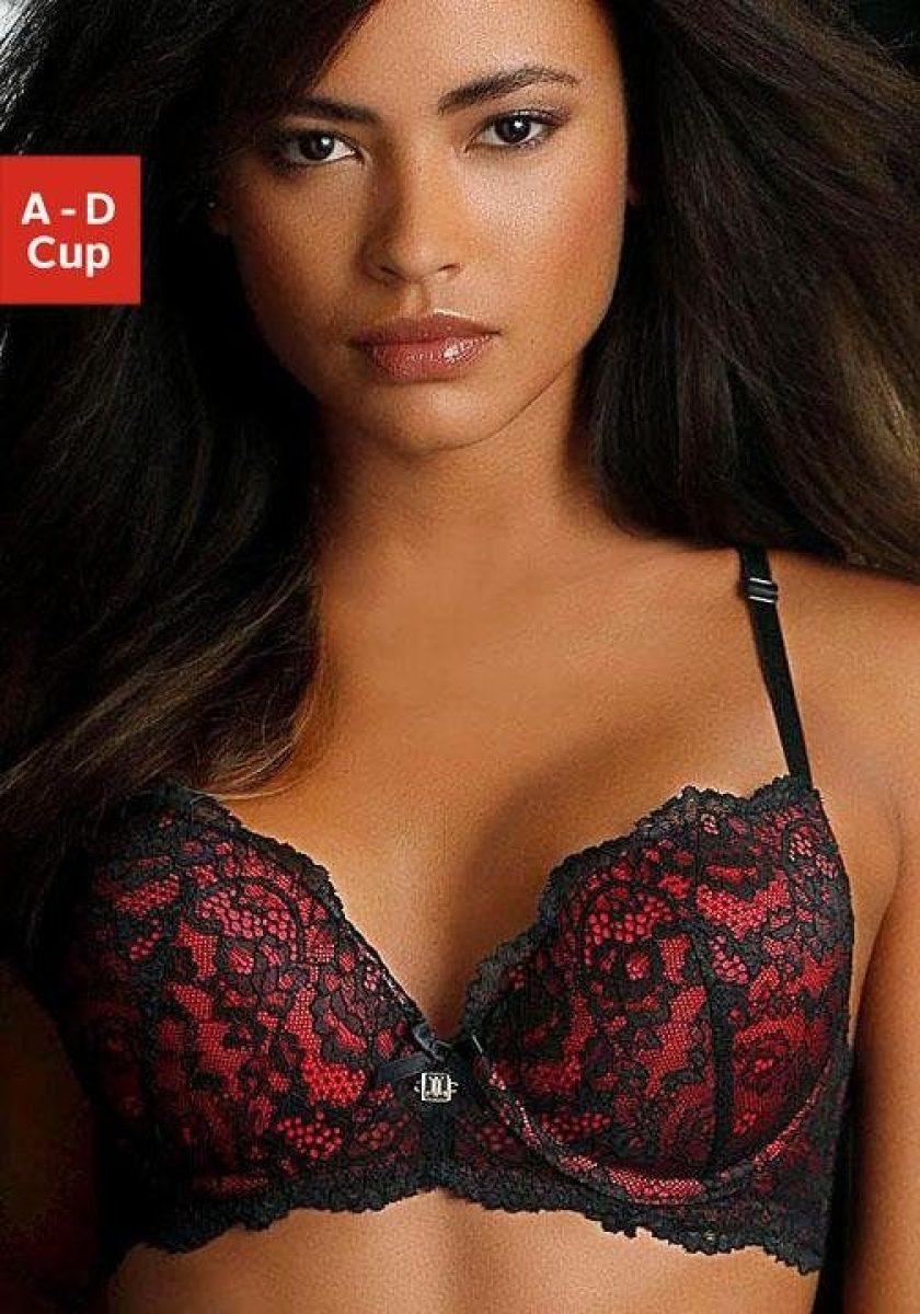 Jette Joop Push-up-bh met aantrekkelijke bandjes in bandjes-look