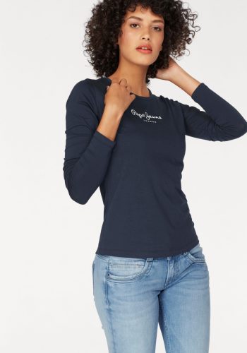 Pepe Jeans Shirt met lange mouwen NEW VIRGINA L/S met logoprint