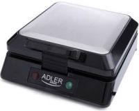 Adler AD 3036 wafelijzer 4 wafel(s) Zwart, Grijs 1500 W