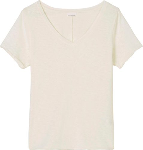 Marc O'Polo DENIM T-shirt met afgeronde v-hals