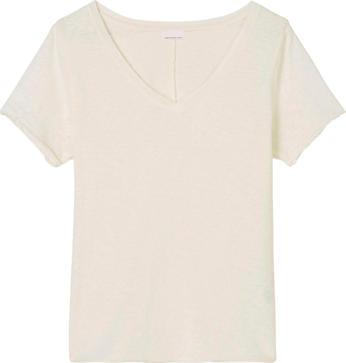 Marc O'Polo DENIM T-shirt met afgeronde v-hals