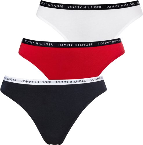 Tommy hilfiger String met smalle logoboord (3 stuks)