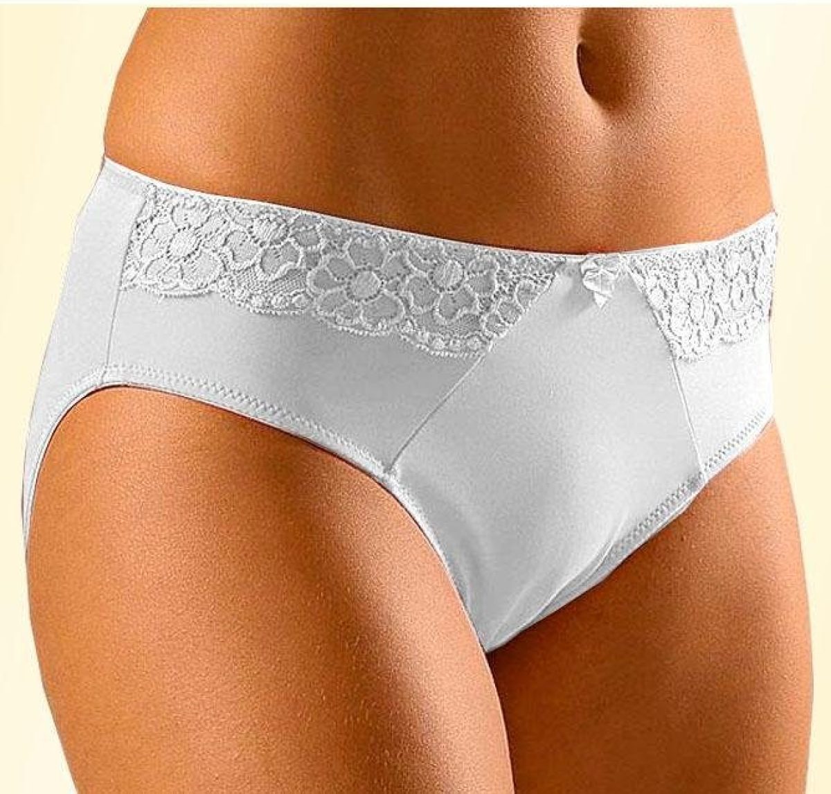Lascana Slip met kanten inzetten opzij