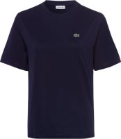 Lacoste T-shirt met groen Lacoste-logo op borsthoogte
