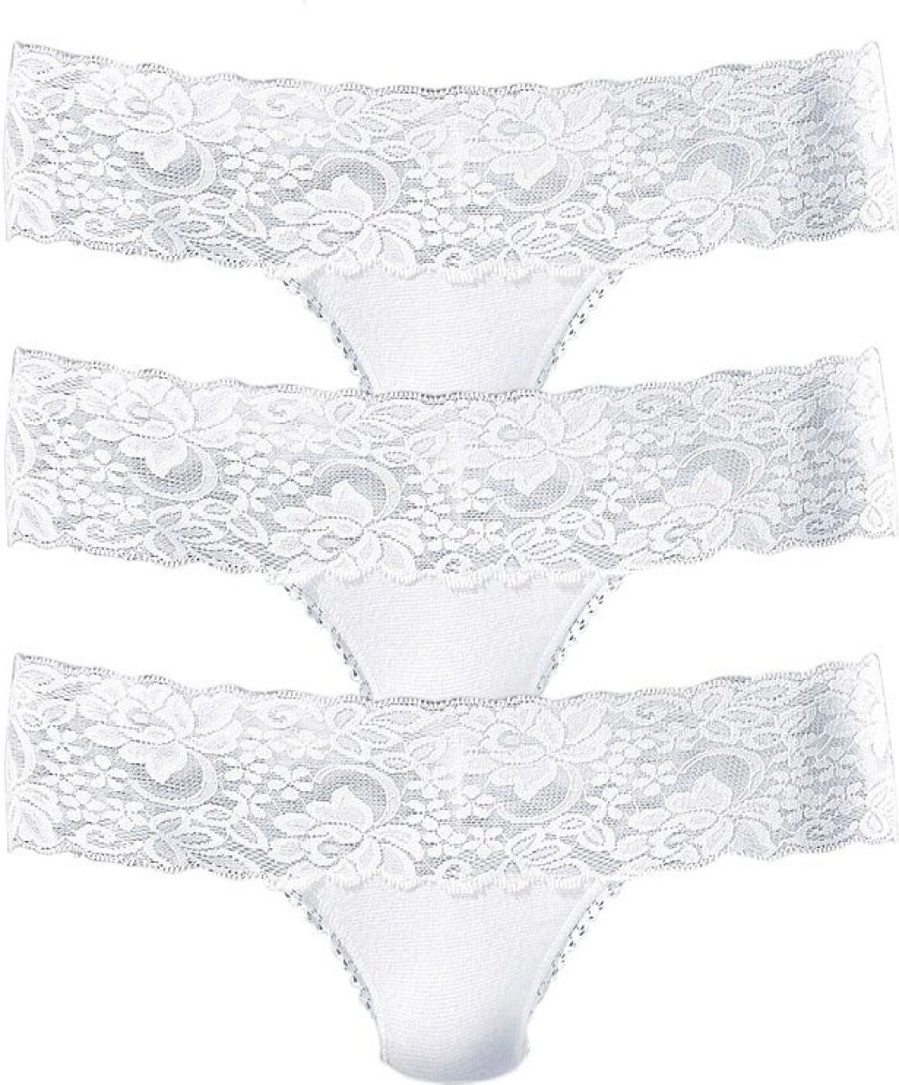 vivance active String met brede kanten boordjes (3 stuks)