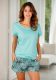 Buffalo Shortama met gedessineerde short en zacht basic t-shirt