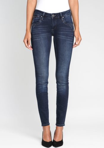 GANG Skinny fit jeans NIKITA met een rit-detail aan de kleingeldzakje