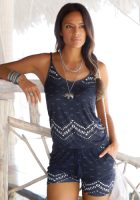 Lascana Korte jumpsuit met grafische print