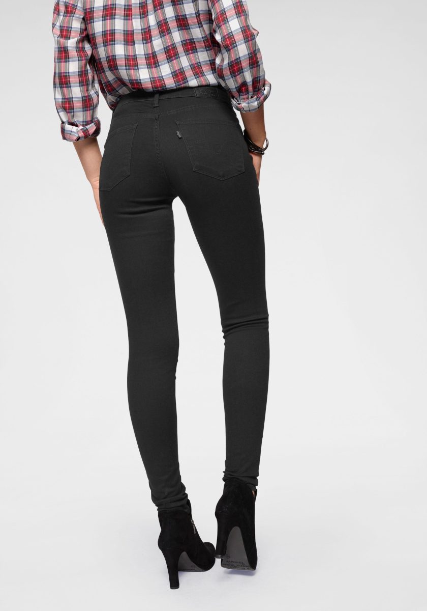Levi's 310 shaping super skinny jeans black squared
