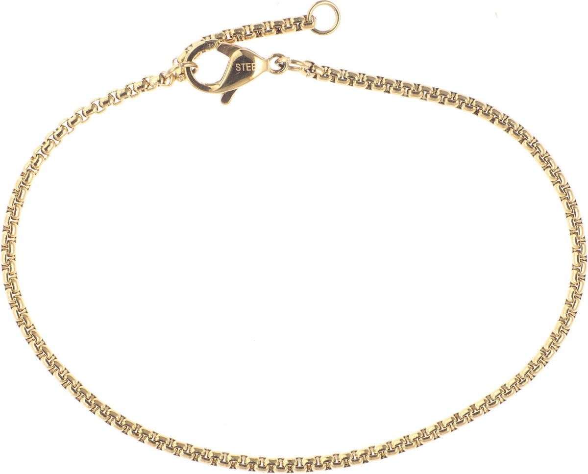 Firetti Edelstalen armband Venetiaanse kettingschakels, 2,0 mm breed Made in Germany