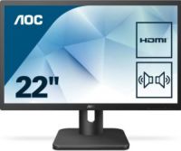 AOC 22E1D 21.5  Full HD TN Mat Zwart Flat computer monitor