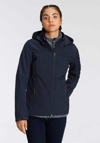 Icepeak softshell outdoor jas Brenham donkerblauw