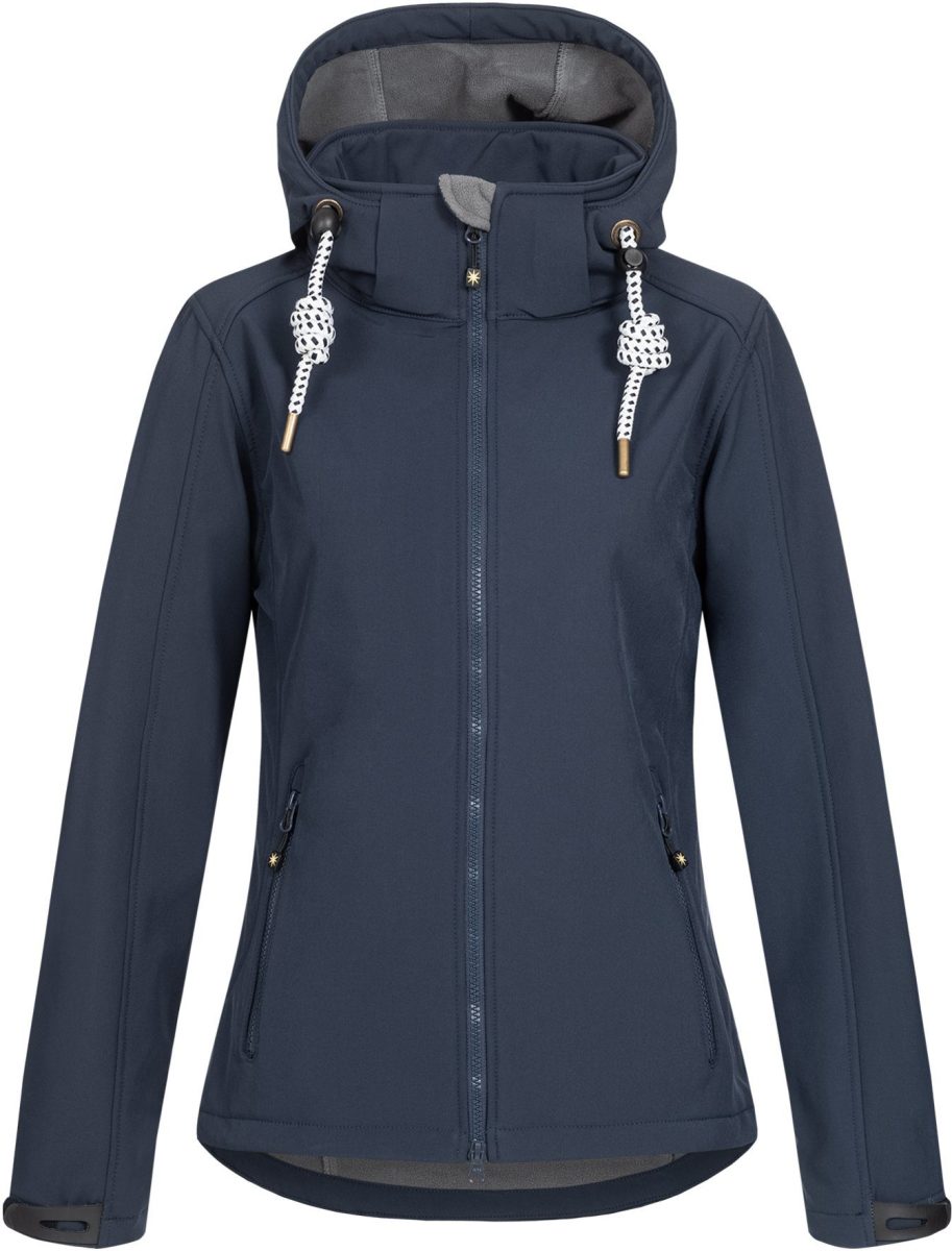 DEPROC Active Softshell-jack PEAK CREEK WOMEN met afneembare capuchon