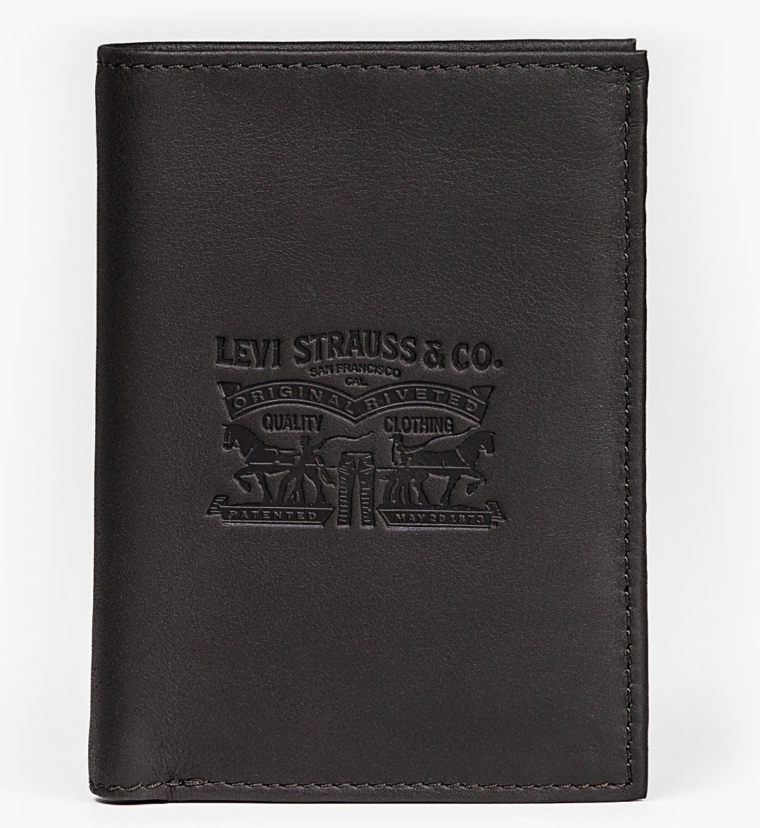 Levi's® Portemonnee VINTAGE TWO HORSE VERTICAL COIN WALLET met gestempeld logo