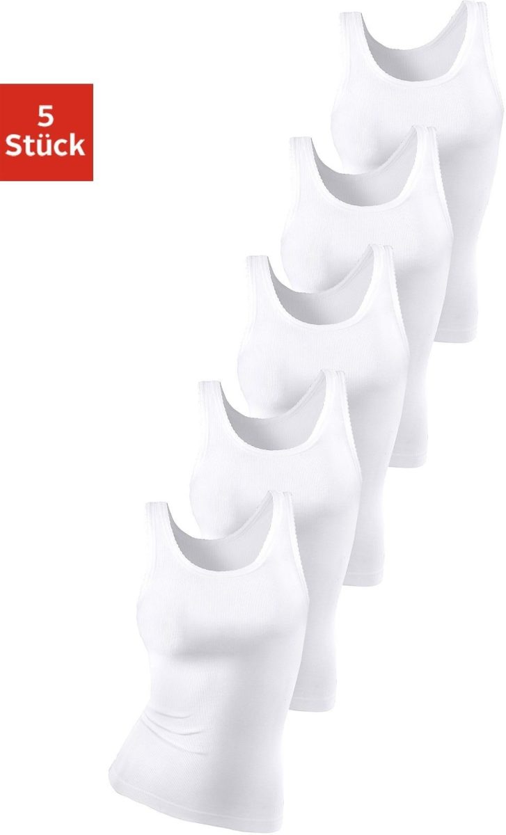 PETITE FLEUR Hemd zachte fijnribkwaliteit (5 stuks)
