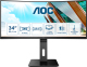 AOC Pro-line CU34P2A LED display 86,4 cm (34 ) 3440 x 1440 Pixels 2K Ultra HD Zwart