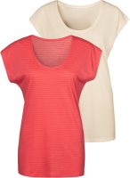 Beachtime T-shirt met fijne strepen (Set van 2)