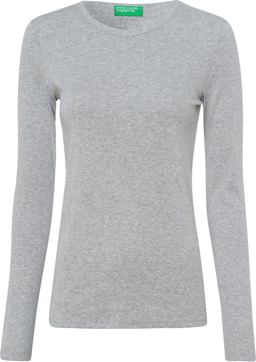 United Colors of Benetton Shirt met lange mouwen in basic look