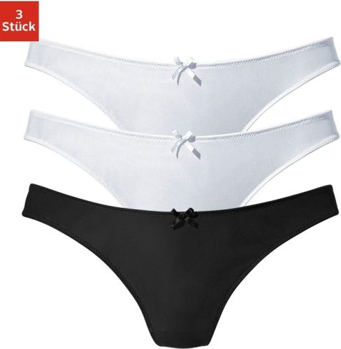 PETITE FLEUR String met kant achter (3 stuks)