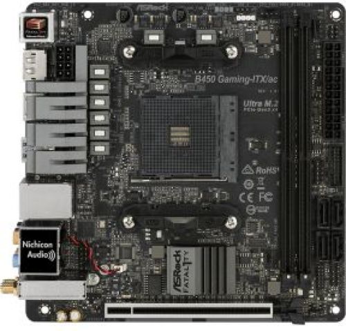 Moederbord AMD ASRock B450 GAMING-ITX/AC