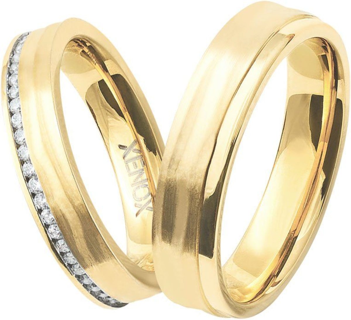 XENOX Partnerring XENOX & FRIENDS, X5040, X5041 naar keuze met of zonder zirkoontjes