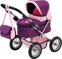 Bayer poppenwagen Trendy paars/roze 67 cm