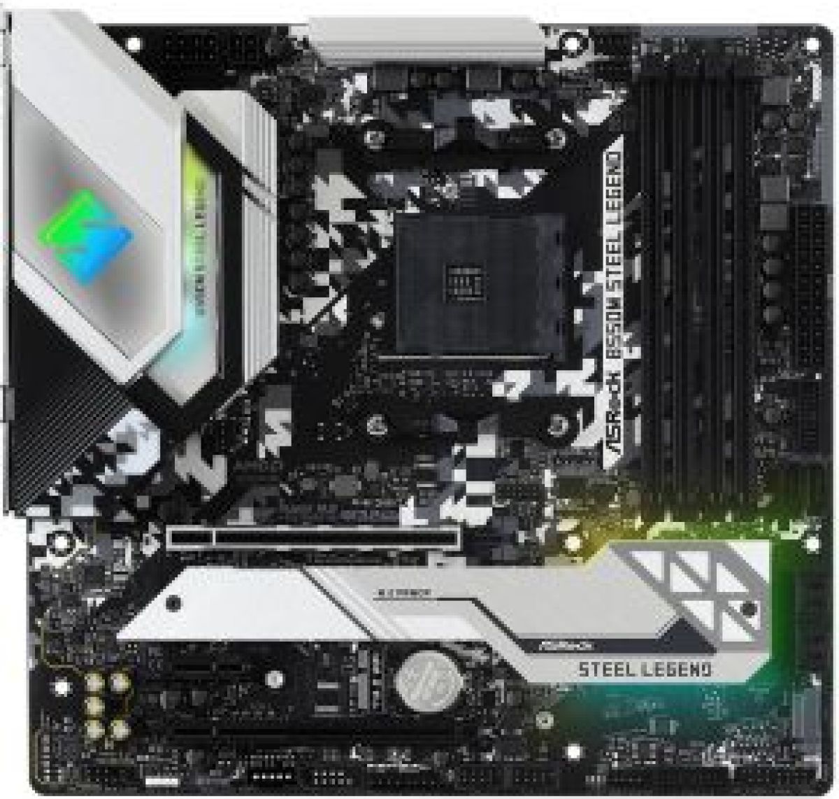 Moederbord AMD ASRock B550M STEEL LEGEND