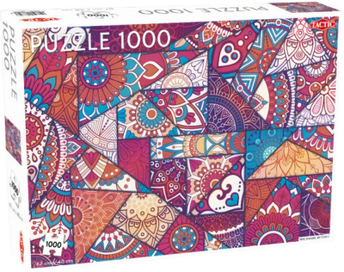 Tactic legpuzzel gekleurde patronen 67 x 48 cm 1000 stukjes