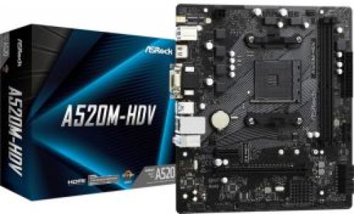 Moederbord AMD ASRock A520M-HDV