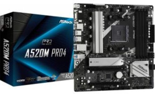 Moederbord AMD ASRock A520M PRO4