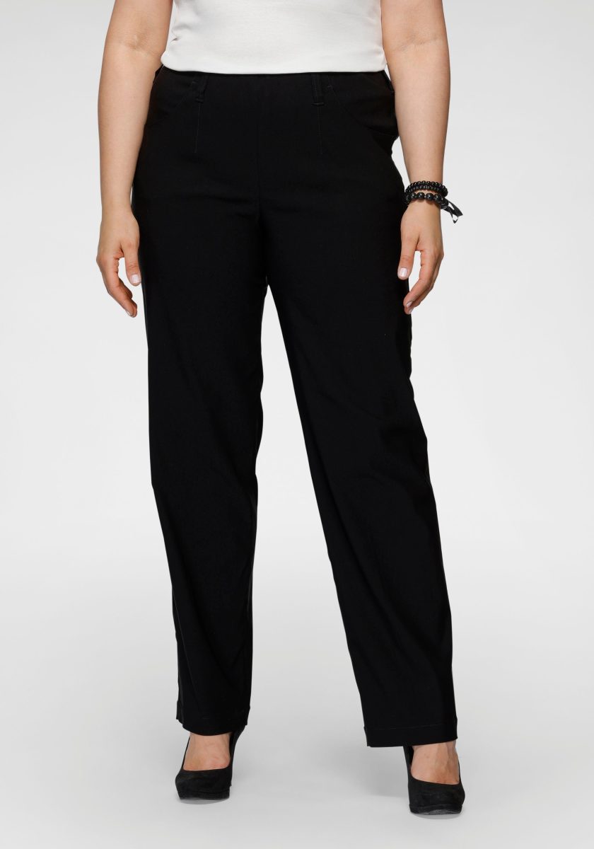 KjBRAND Stoffen broek Sally Bengaline met comfortband