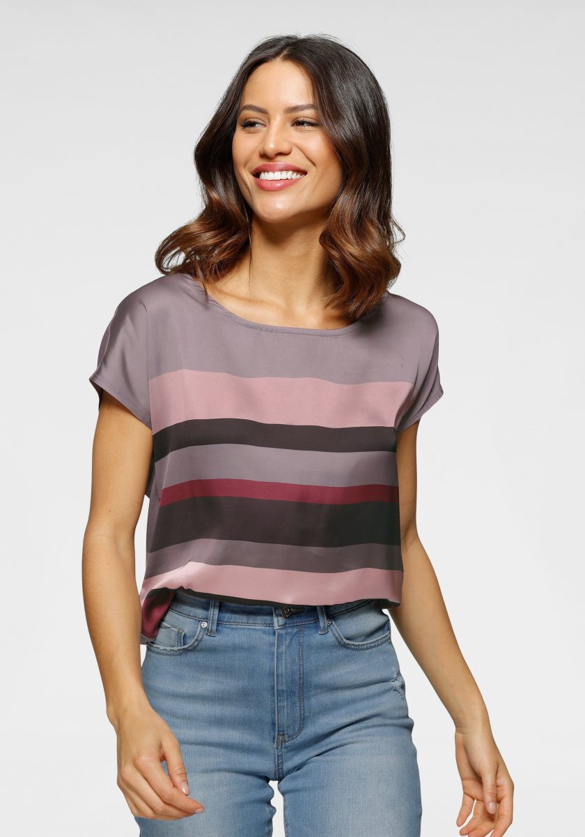 Laura Scott Shirt in modieus streepdesign - nieuwe kleuren