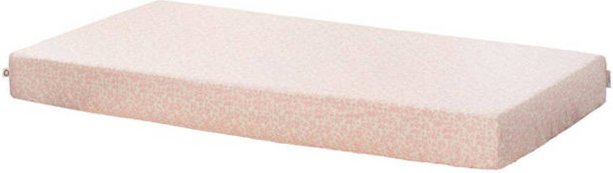 Noppies Baby Comfort Katoen (biologisch) Botanical poplin ledikant hoeslaken 70x140 cm Misty Rose