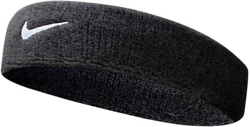 Nike hoofdband Swoosh zwart/wit
