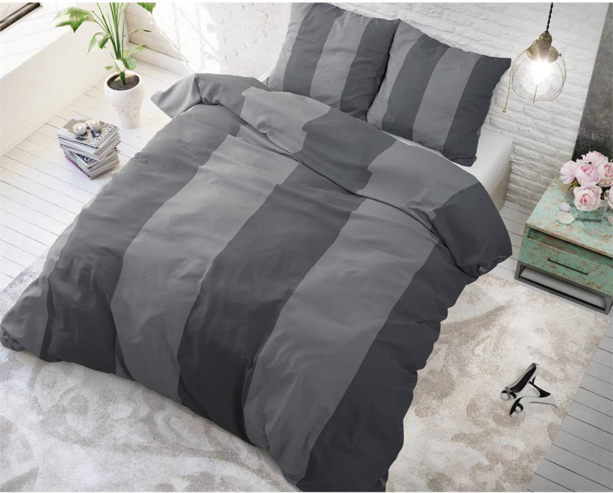 Sleeptime Martin Grey - Dekbedovertrek: 1-persoons (140 Cm)