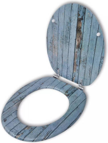 VidaXL Toiletbril Met Mdf Houten Ontwerp