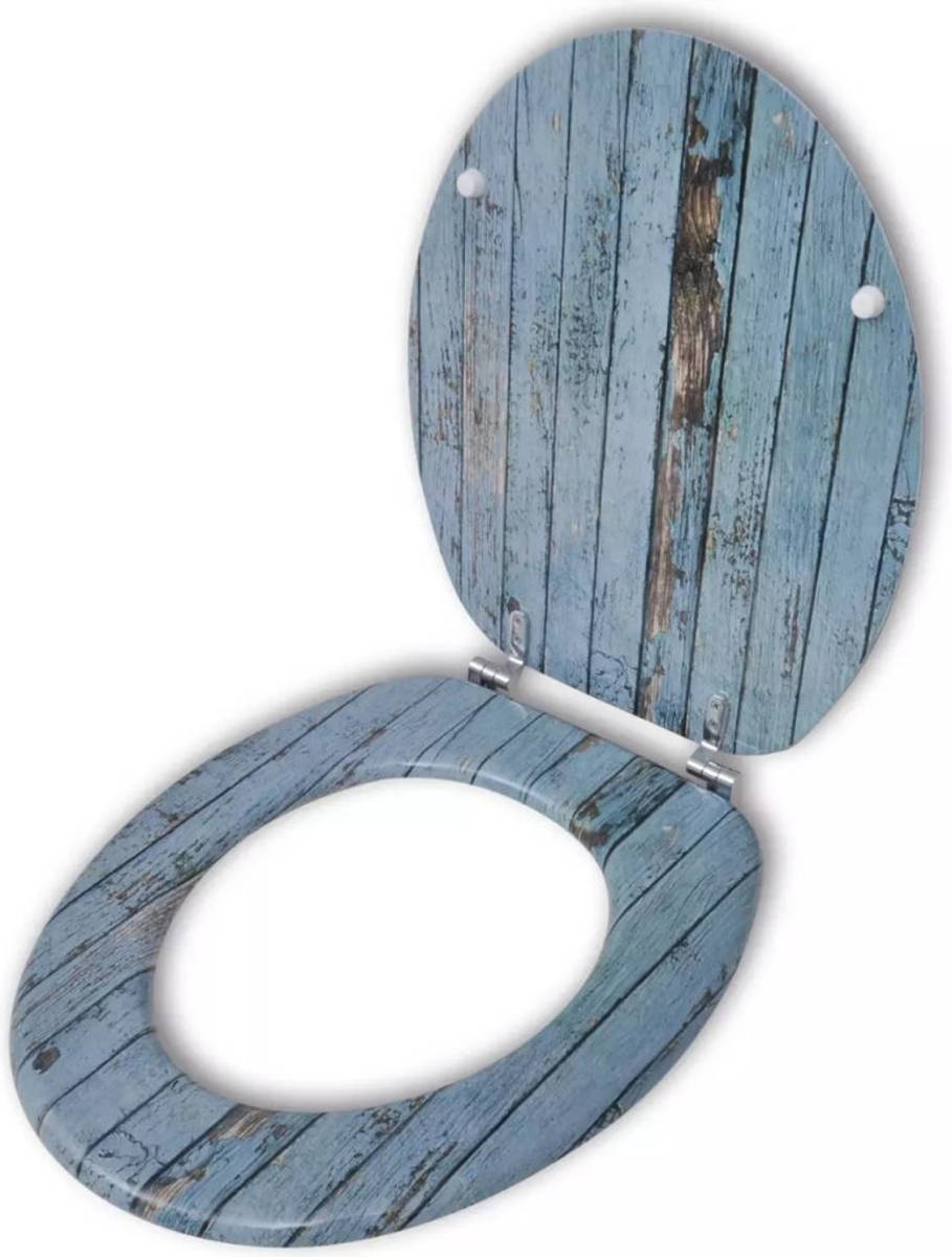 VidaXL Toiletbril Met Mdf Houten Ontwerp