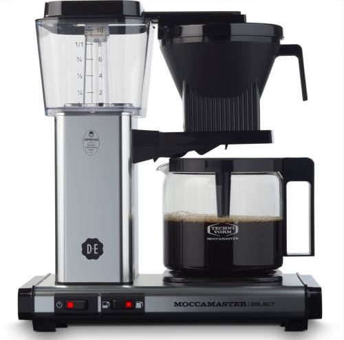 Douwe Egberts moccamaster Filterkoffiezetapparaat - Kbg Select - Chroom
