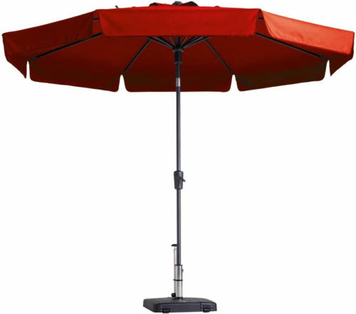 Madison Stokparasol Flores Dia. 300 Cm Brick Red