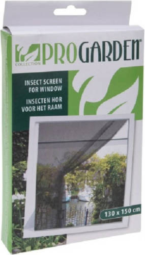 Pro Garden Insecten Raam Hor/horgordijn Zwart 130 X 150 Cm - Inzethorren