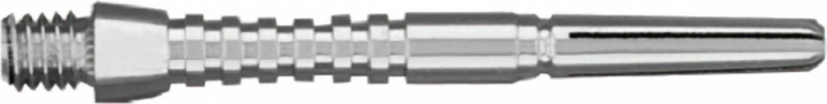 Bull's Tecno Aluminium Shafts 34 Mm Short Zilver 3 Stuks